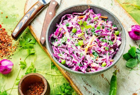 Sesame-Ginger-Cabbage-Salad